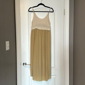 Aritzia 100% silk maxi dress